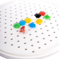 Мозаика "Слоник" шестигранная 1,4см, 156 элементов 20х20см, пластик 02192 от магазина "Карандаш"