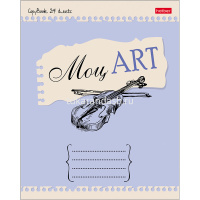 Тетрадь А5 24л линия "Игра слов" на скобе 5 дизайнов 24Т5В2/057247 от магазина "Карандаш"