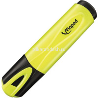 Маркер текстовыделитель "Fluo Pep's" желтый, клиновидный наконечник, толщина линии 1-5мм 742534 от магазина "Карандаш"