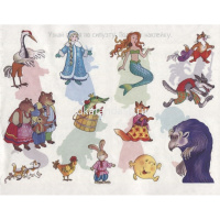 Книга "IQ задачки с многоразовыми наклейками. Кто живёт в сказке?" 4+ Куликова Е.Н. 12стр. от магазина "Карандаш"