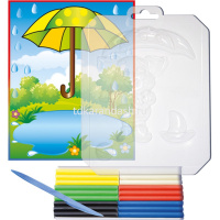 Объемная картина из пластилина "Хрюшка на прогулке" 28С 1683-08 от магазина "Карандаш"