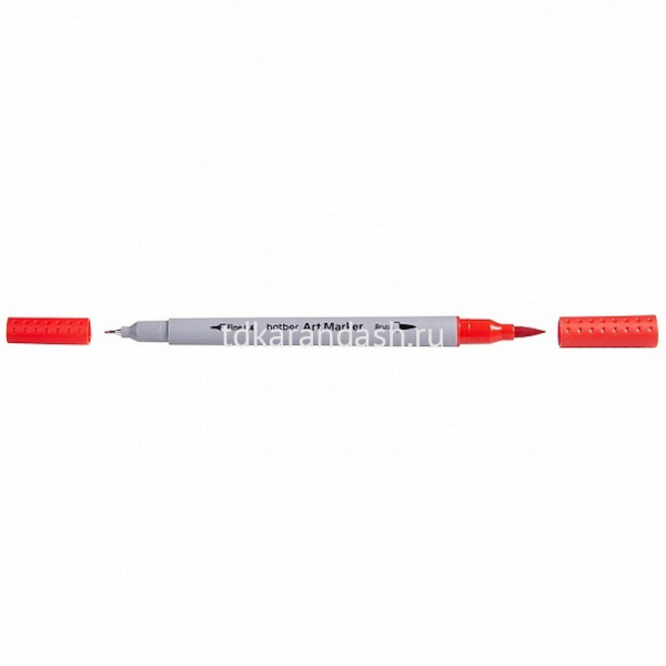 Набор маркеров двусторонних "Terra Colora" 24 цв, на водной основе (линер+кисть) 067977 от магазина "Карандаш"