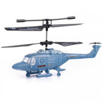 Вертолет р/у "Крокодил" 22,5х10,5см с гироскопом и аккумулятором, пластик (свет) JL802-1 от магазина "Карандаш"