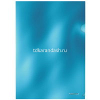 Папка-уголок "Glossy Ice Metallic" А4 пластик 0,18мм непрозрачная, ассорти 50169 от магазина "Карандаш"