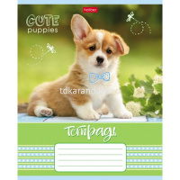 Тетрадь А5 18л клетка "Щенячья радость" на скобе 5 дизайнов 18Т5В1/067613 от магазина "Карандаш"