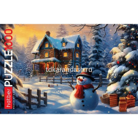 Пазлы 1000 эл. "Веселый снеговик" 68х48см 1000ПЗ2_30810/084909 от магазина "Карандаш"