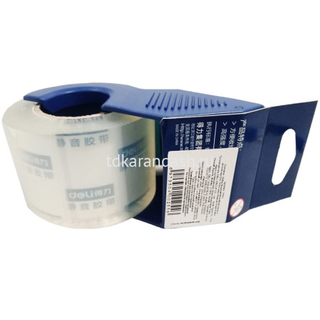 Диспенсер с клейкой лентой 48ммх40м 60мкм, синий/прозрачный 30040 от магазина "Карандаш"