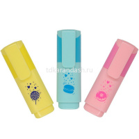 Набор маркеров текстовыделителей "Sweet zefir" 3шт, пастель, клинов.наконечник, толщина линии 1-5 мм от магазина "Карандаш"