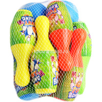 Игра "Боулинг" пластик 24х16см (10 кеглей, 2 шара) B1611301/3305B от магазина "Карандаш"