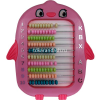 Счеты "Пингвин" 20х13см пластик, цвет ассорти 11580-24 от магазина "Карандаш"