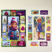 Пазлы 38 эл. "2 В 1. Для девочек. Лето-Зима" 20х30см в рамке ИнПР_33012/089562 от магазина "Карандаш"