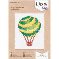 Набор для вышивания "Воздушный шар" 9,5х11,5см (канва, нитки, игла, схема) 12-019 от магазина "Карандаш"