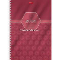 Тетрадь А4 96л клетка "Chocolate" на спирали, перфорация, выборочный лак 4 дизайна 083451 от магазина "Карандаш"