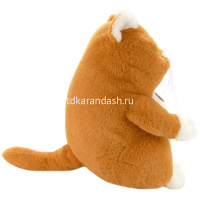 Толстый кот 16см рыжий AT365267 от магазина "Карандаш"
