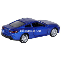 Машина "BMW M850i Coupe" синяя, инерционная, металл 17,5см (свет, звук, откр.двери) JB1251478 от магазина "Карандаш"