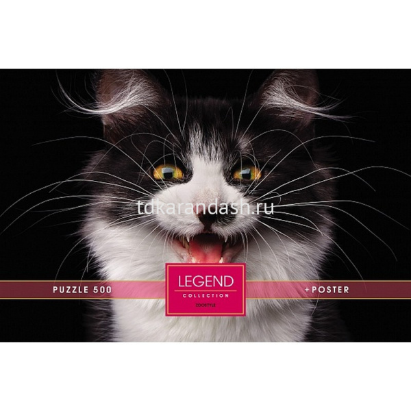 Пазлы 500 эл. "Premium. Legend ZooStyle. Улыбайся!" 48х33см с постером 071315 от магазина "Карандаш"