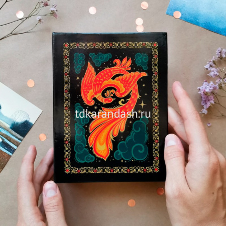 Фотоальбом 100 фото 10*15см "Russian souvenir. Жар-птица" 16,5х13х5см FA 100.009-1 от магазина "Карандаш"