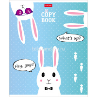 Тетрадь А5 18л клетка "Прикольные зайцы" на скобе, 5 дизайнов 18Т5В1/063090 от магазина "Карандаш"