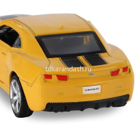 Машина "Chevrolet Camaro" желтая, инерционная, металл 17,5см (свет, звук, откр.двери) JB1200137 от магазина "Карандаш"