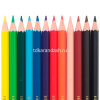 Карандаши 12 цветов "Colour pencils" шестигранные дерево, картон CB8-12 от магазина "Карандаш"