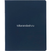 Тетрадь А5 96л клетка "SoloMatte. Сапфир" на скобе, ламинация Soft-touch 092748