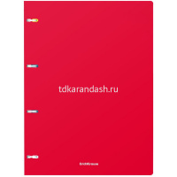Тетрадь на кольцах А4 80л клетка "Classic" пластиковая обложка, 4 цвета 49678 от магазина "Карандаш"
