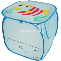 Корзина для игрушек "Животные" квадрат 45х45см ассорти Y7792-18 от магазина "Карандаш"