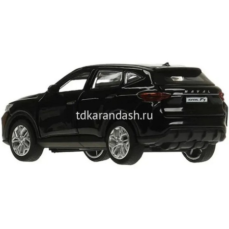 Машина "Haval f7" черная, инерционная, металл 12см (открывающиеся двери) F7-12-BK-WOD от магазина "Карандаш"