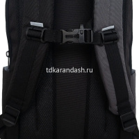 Рюкзак 42х28х14см, 690гр, 2 отделения, 3 кармана, серый/черный RD-447-1/3 от магазина "Карандаш"