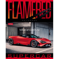 Тетрадь А5 48л линия "REDsupercar" на скобе 5 дизайнов 073125 от магазина "Карандаш"