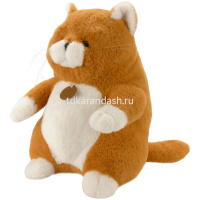 Толстый кот 16см рыжий AT365267 от магазина "Карандаш"