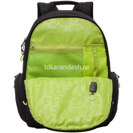 Рюкзак 30х42х22см, 890гр, 2 отделения, 3 кармана, салатовый RU-033-22/1 от магазина "Карандаш"