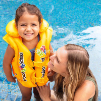 Надувной жилет для плавания "Deluxe" с воротником 50х47см желтый 3-6 лет 58660 от магазина "Карандаш"