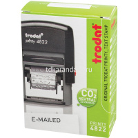 Штамп 12 бухгалтерских терминов, 47 х 18мм, высота шрифта 4мм 4822 от магазина "Карандаш"