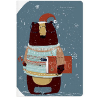 Тетрадь А5 40л линия в точку "Микс. Вид 4" прошитый блок, крафт-картон 8 дизайнов 7-40-003/04 от магазина "Карандаш"