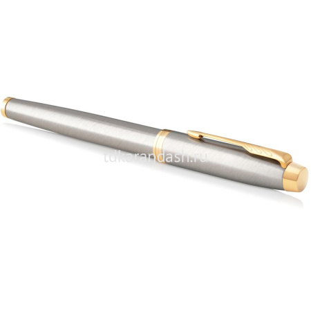 Ручка РП "Parker IM Core Brushed Metal GT" F 1931649 от магазина "Карандаш"