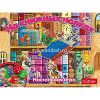 Игра-ходилка настольная "На книжных полках" А2 50х70см с кубиком и фишками Ин2_23305/077870 от магазина "Карандаш"