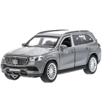 Машина "Mercedes-Benz Maybach GLS" серая, инерционная, металл 12см, двери (открывающиеся двери) от магазина "Карандаш"