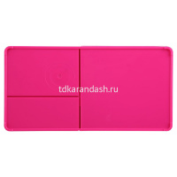 Подставка-органайзер "Rio" 17,5x9x9,2см 4 отделения, пластик, розовая EZ25140 от магазина "Карандаш"