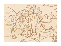 Набор для выжигания 13х18см "Динозавры №1" доски 5шт 840015 от магазина "Карандаш"