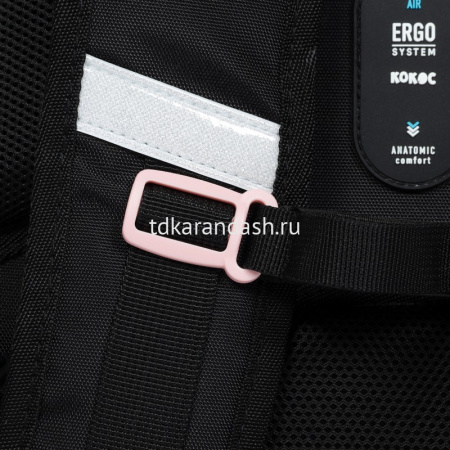 Рюкзак "Comfort Light. Бантик" 38х27х16см, 930гр, 3 отделения, 2 кармана, с брелоком 260063 от магазина "Карандаш"