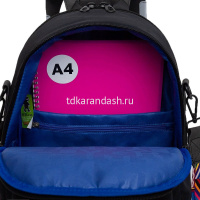 Рюкзак-сумка 37,5х29х15см, 630гр, 3 отделения, 3 кармана, черный RD-546-1/1 от магазина "Карандаш"