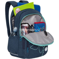 Рюкзак 29х42х20см, 590гр, 2 отделения, 3 кармана, темно-синий RD-143-2/3 от магазина "Карандаш"
