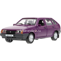 Машина "ВАЗ-2109 Спутник" баклажан, инерционная, металл 12см (открывающиеся двери) 2109-12-PRP от магазина "Карандаш"