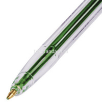 Ручка шариковая "Classic 51" 0,7мм зеленая, прозрачный пластиковый корпус 40163/04 от магазина "Карандаш"