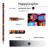 Карандаш чернографитный "Happy Graphix. Сказочные совы" НВ 21-0030/07 от магазина "Карандаш"