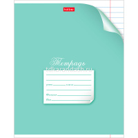 Тетрадь А5 24л линия "С уголком" на скобе, 5 цветов 24Т5В2/040603 от магазина "Карандаш"