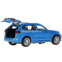 Машина "BMW X5 M-Sport" синяя, инерционная, металл 12см (открывающиеся двери) X5-12-BU от магазина "Карандаш"