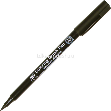 Маркер-кисть акварельный "Koi Brush Pen" №49 черный XBR#49