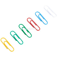 Скрепки 29мм 100шт пластиковые, цветные, в пластиковой коробке Е0024 от магазина "Карандаш"